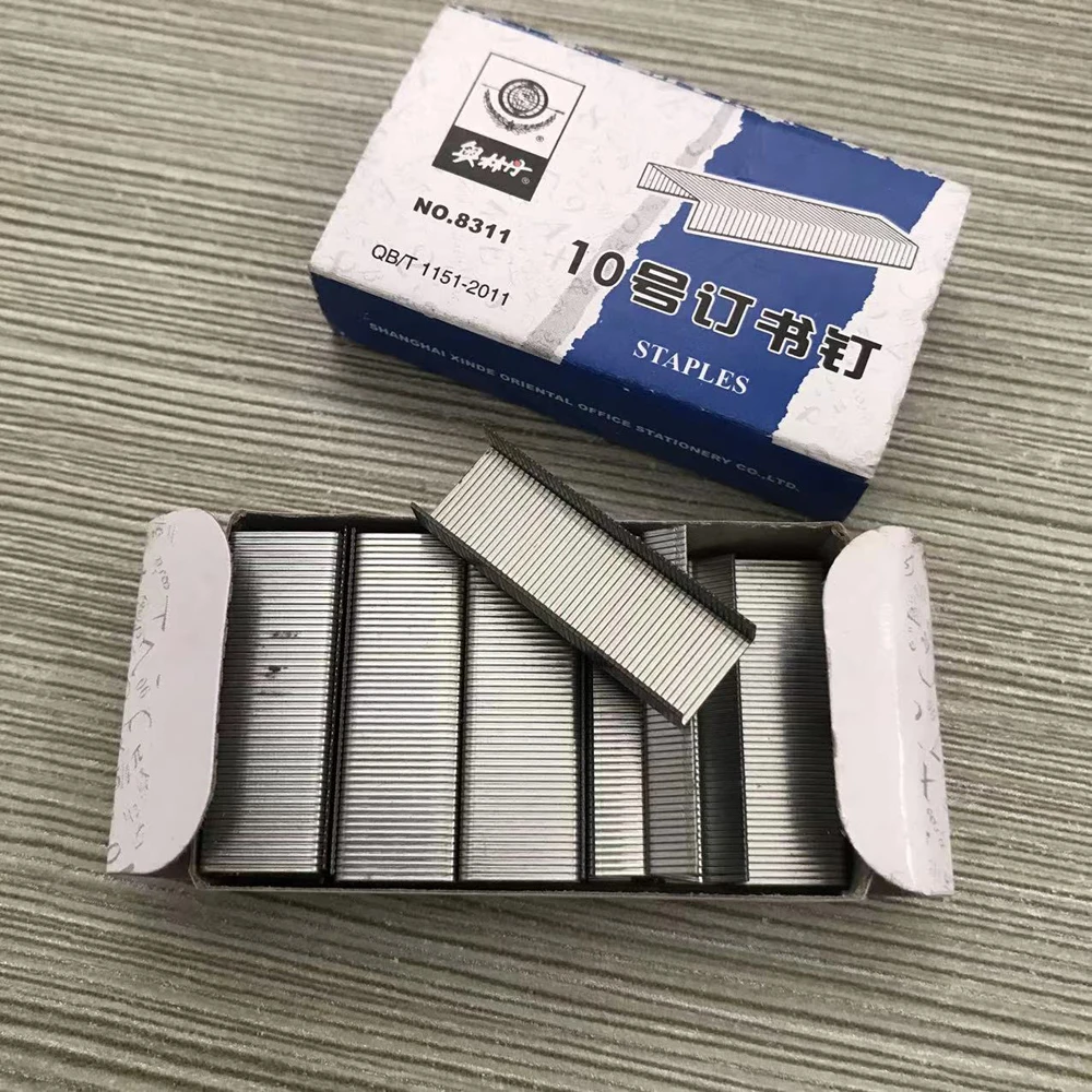 

Iron Staples for Stapler, Small, No. 10 (3/8 of an inch) 1000pcs/box