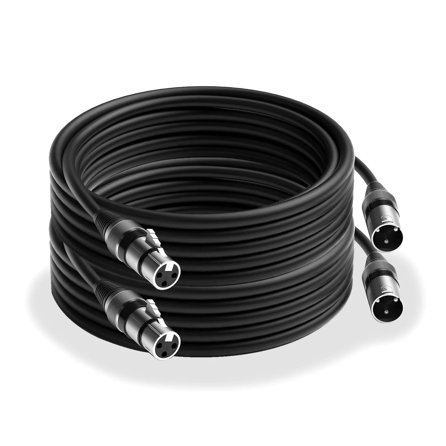 Сбалансированный микрофонный кабель с 3-контактным разъемом XLR папа-мама