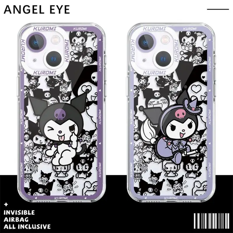 чехол для телефона iPhone 14 13 12 Mini 11 Pro Max 15 8 X XR XS MSX 6 6S 7 SE 15Plus Clear fundas cover Japan Super Cool Kurome Girl