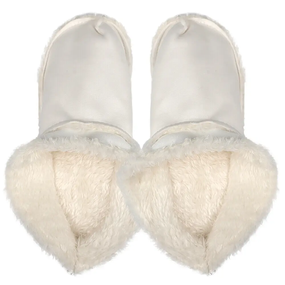 1 Pair Shoe Covers Fur Furry Insoles Inserts Replacement Clogs Shoe Covers Cave Shoes Fleece Liner Removable Cotton Cover