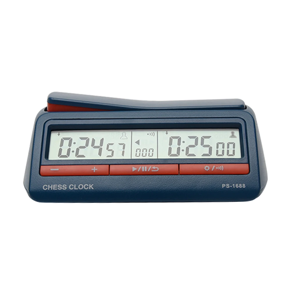 

Цифровой дисплей с точным отсчетом для соревнований, Портативный Таймер для игры в шахматы из АБС-пластика, часы с батареей, профессиональн...