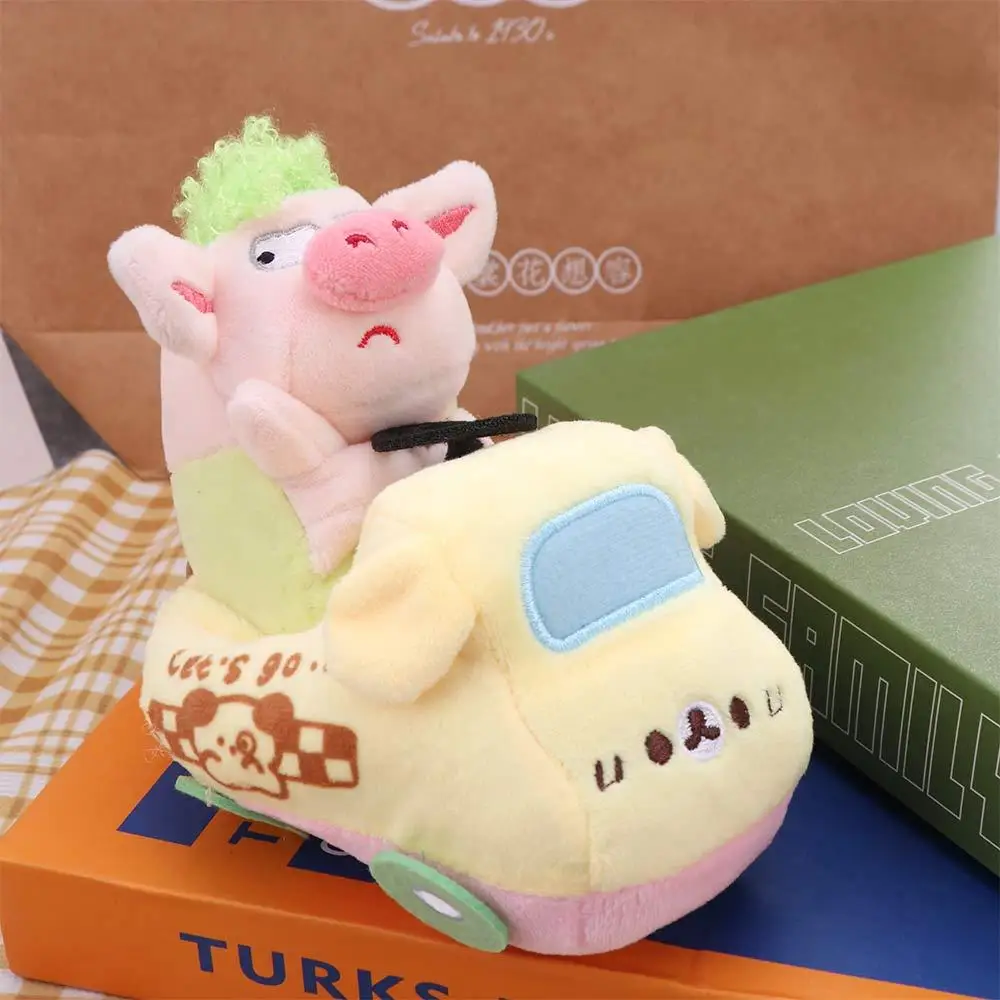 Сладкий такси хлопковая кукла игрушка-автомобиль желтая собака пушистая