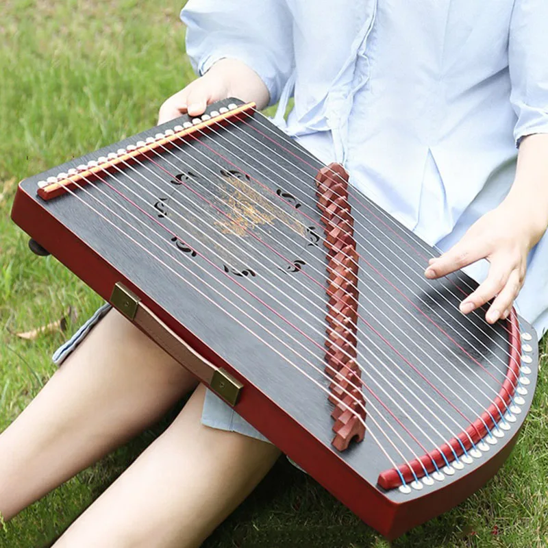 21 струна Guzheng портативный профессиональный макияж для упражнений Традиционный