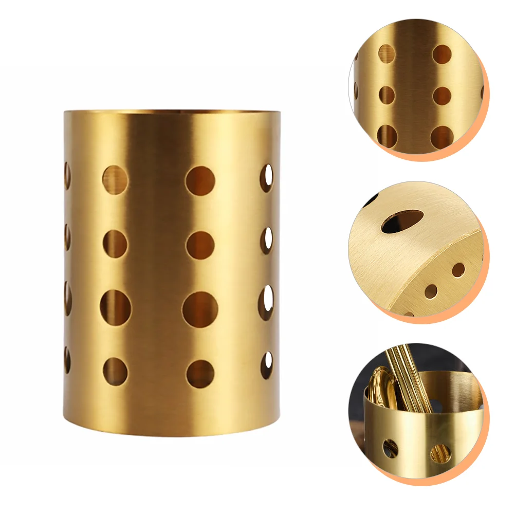 

Utensil Holder Drying Cutlery Rack Silverware Chopsticks Organizer Basket Countertop Flatware Kitchen Metal Container Chopstick