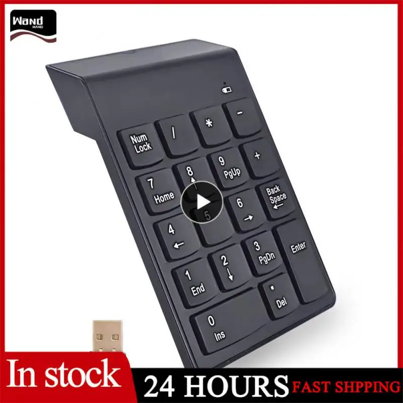 Mini Wireless Numeric Keyboard 2.4GHz Numpad 18 Keys Digital Pave ...