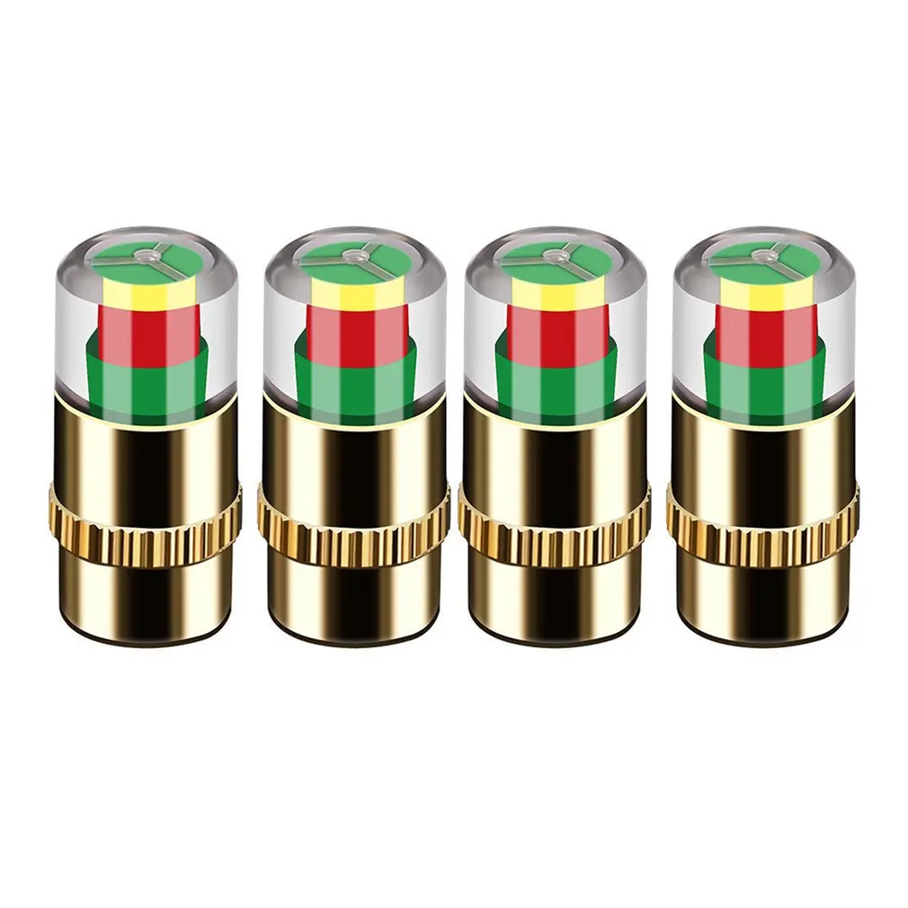 

Car Tire Valve Cap Anti-theft Tire Pressure Monitor Warning Cap Sensor Indicator Vehicle Tire Inspection Cap