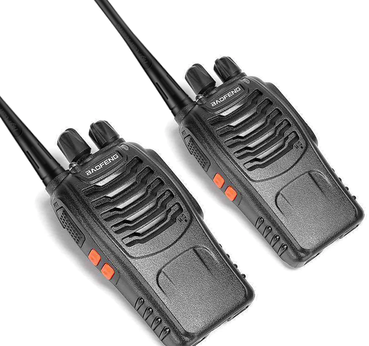 Bao feng walkie talkie 2 pcs included two way radios BF-888S protable radio powerful Push-button phone for hunting