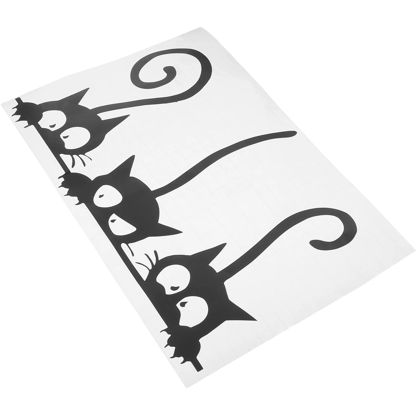 

Three Cats Wall Stickers Wall Stickers Black Removable Wallpaper Cartoon Kids Wall Decals Removable Wall Decal