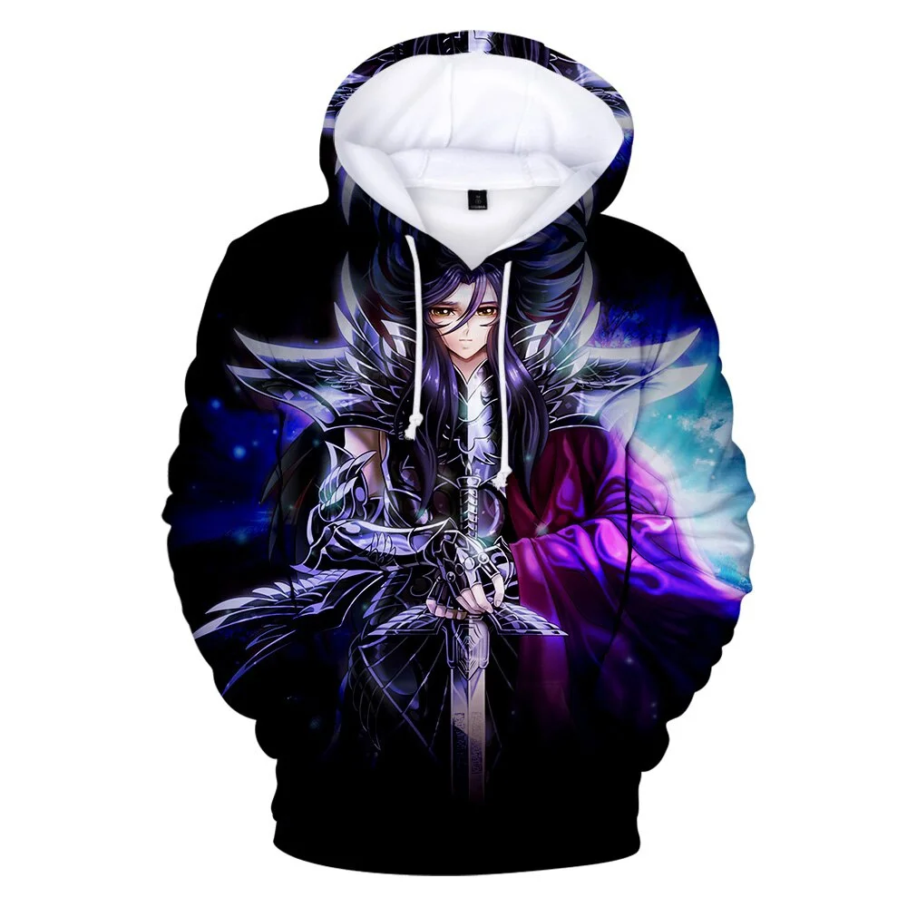 

2022 Anime Saint Seiyas Hoodie 3D Print Plus Size Men Hoodies Sweatshirts Saint Seiya Printed Streetwear