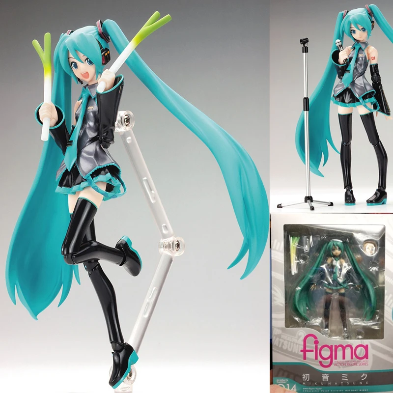 

Anime Figma 014 Hatsune Miku Action Figure Collectible Model Toy Doll Gift