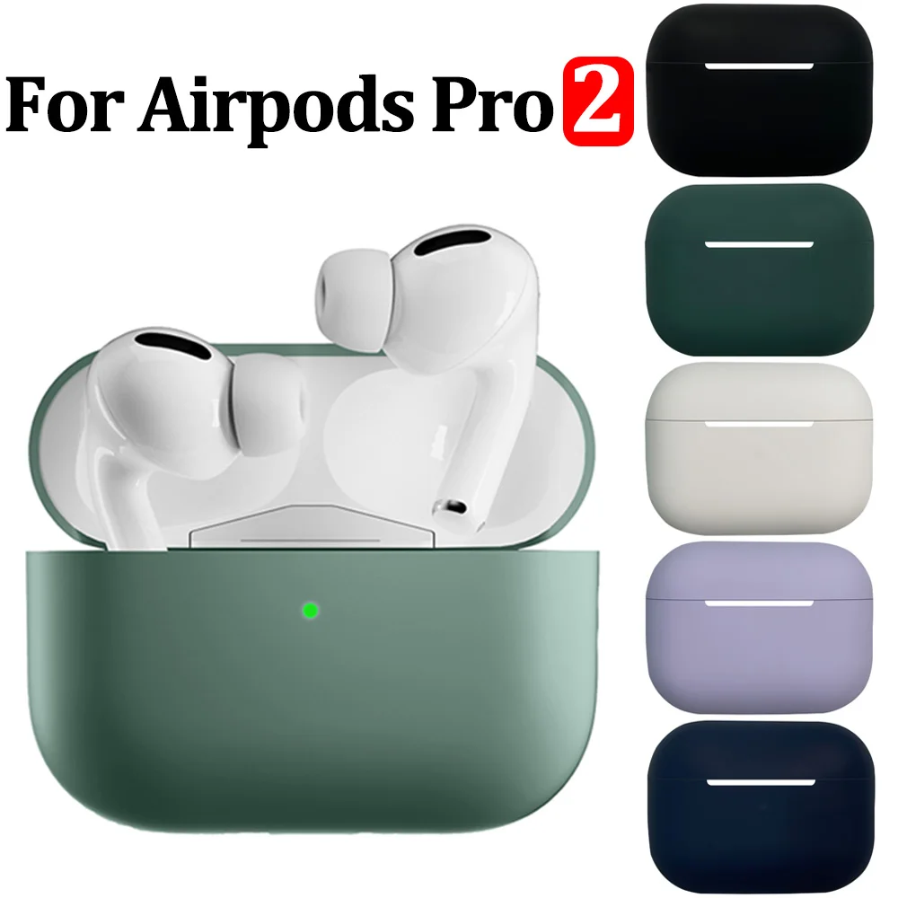 

For Apple Airpods Pro 2 Earphone Case Silicone Waterproof Charging Box Cover Protective Sleeve for AirPods Pro 2 Accessories