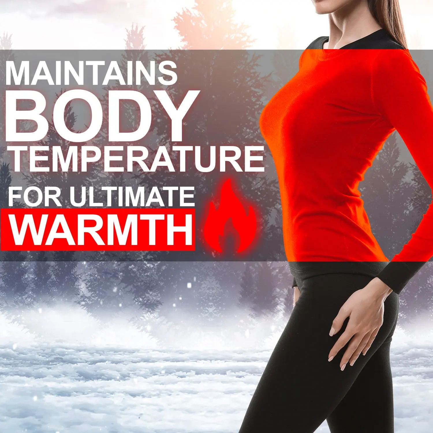 Thermal Underwear for Women, Ultra Soft Long Johns Womens Set - S