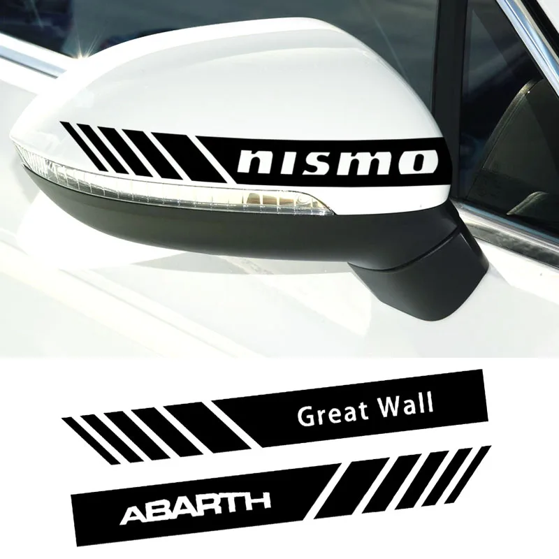 

Car Rearview Mirror Stripe Sticker Car Styling For Peugeot 206 307 301 207 407 308 406 107 108 208 408 508 607 807 405 3008 4008