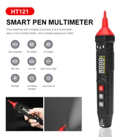 mini pen digital multimeter tip test pen dc ac voltmeter resistance capacitance diode hz continue detector live wire tester