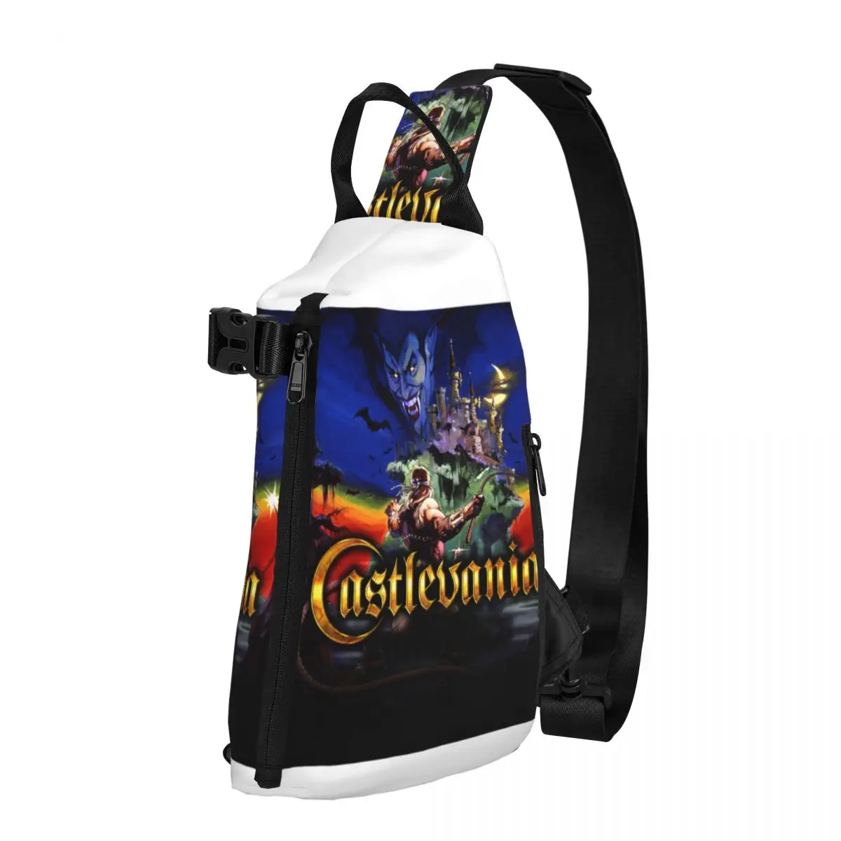 

Нагрудная сумка Castlevania с симфонией ночи, смешные аниме стильные дорожные сумки-слинги для рыбалки, деловые сумки через плечо
