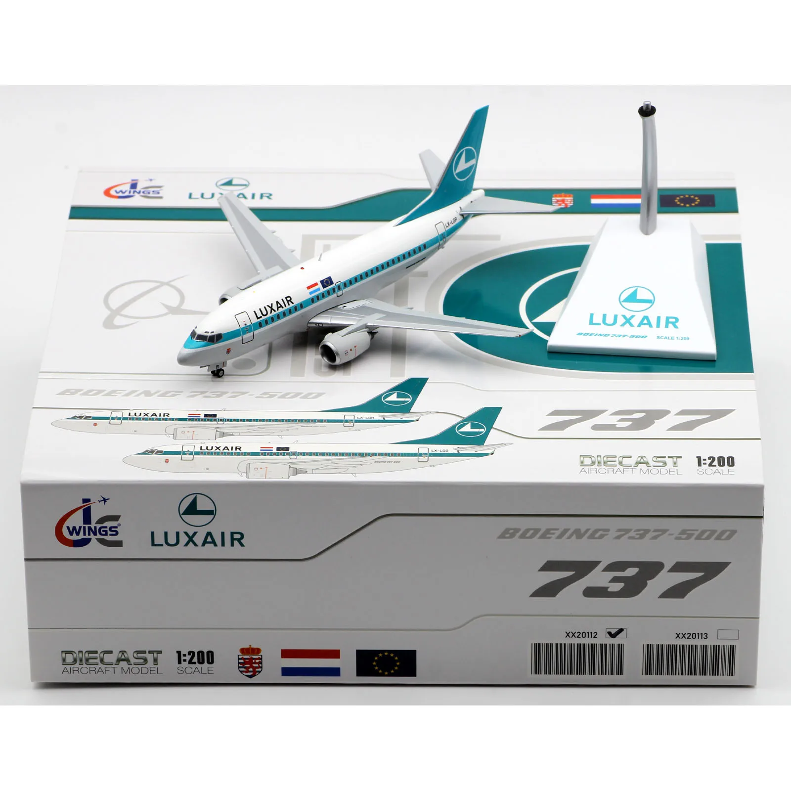XX20112 Alloy Collectible Plane Gift JC Wings 1:200 Lux Air 