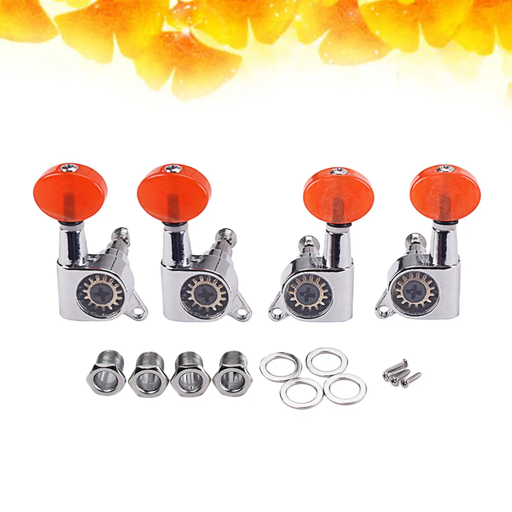 4 шт. 2L 2R закрытые колки для гавайской гитары тюнеры никелированная головка