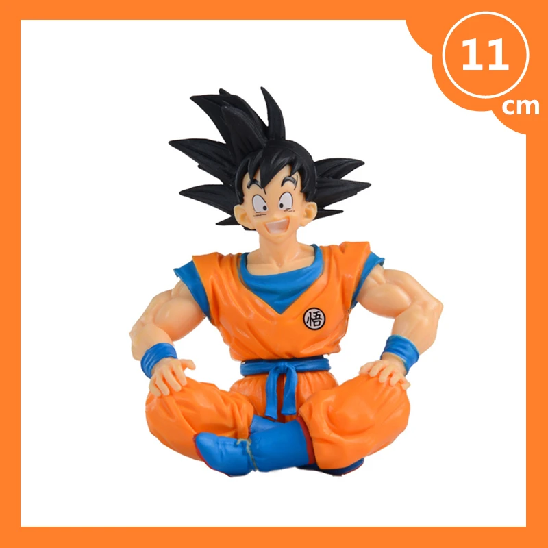 Goku Sitting Posture Action Figure Dbz Fans Collection Pvc Model Statue Toys Gifts
