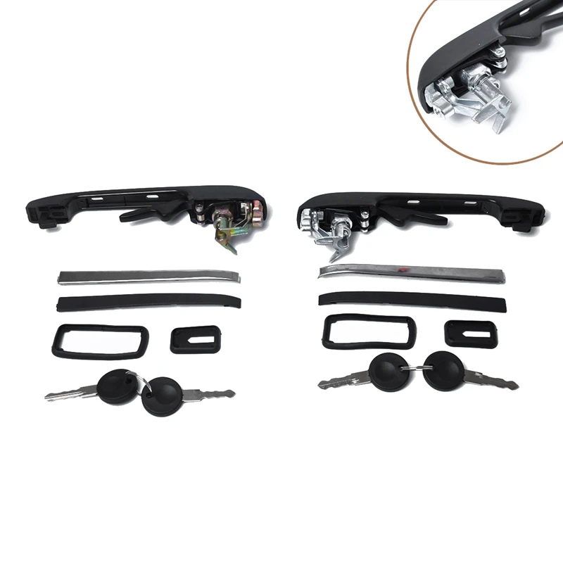 Передняя левая и правая наружная дверная ручка автомобиля для 85-92 Golf Jetta Quantum Scirocco