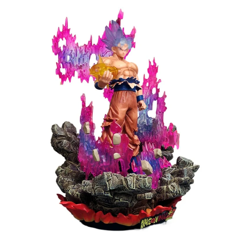 Супер аниме-фигурки Dragon Ball модель GK Ultra Instinct Goku фигурка из серебра migcase No Gokui Key Of