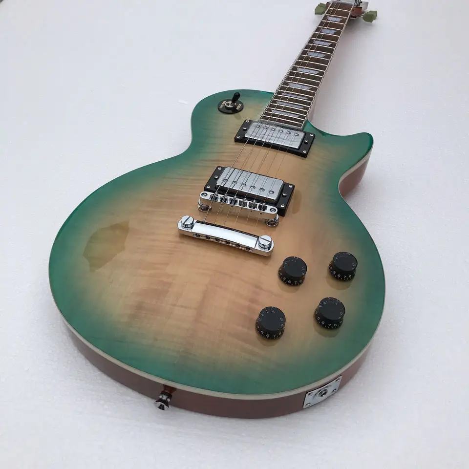 

Top Factory Direct Sales, Customization Green Electric Guitar 6 String