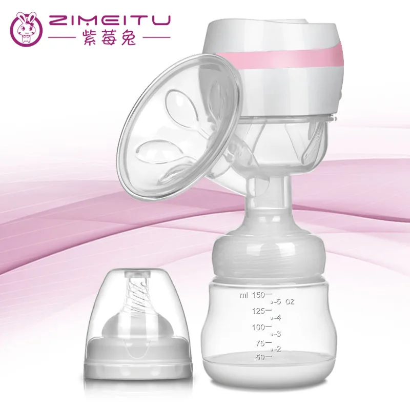 Integrated electric Breast pump with large suction rechargeable lactation Breast pump enlarge