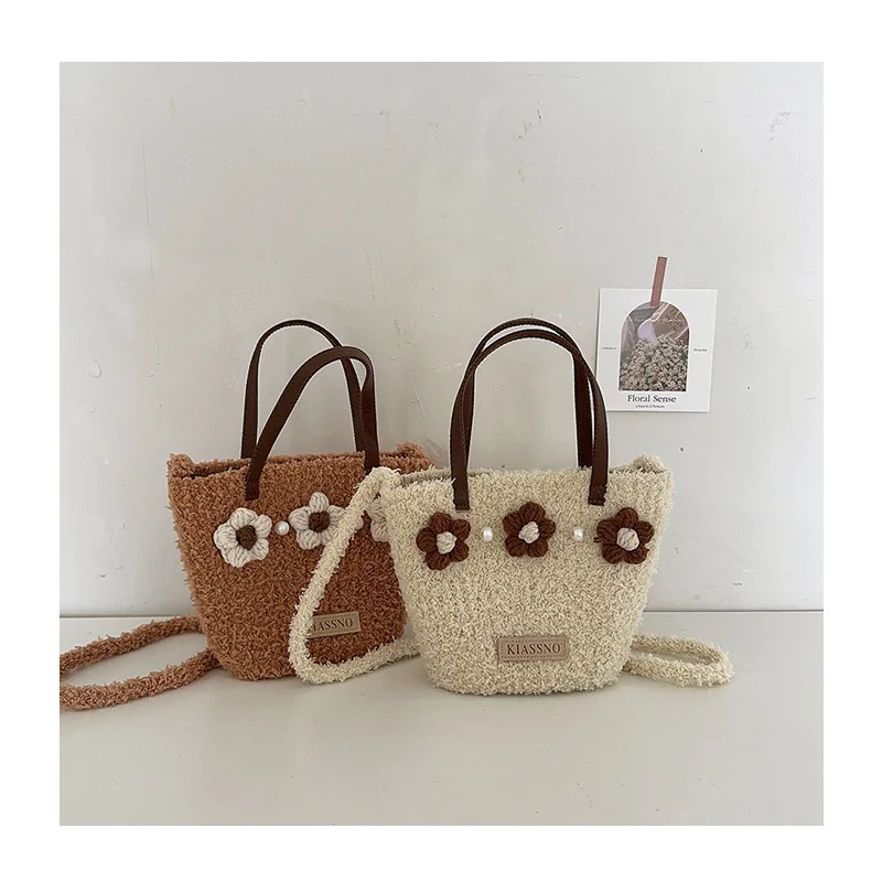 2024 весенняя новая модная сумка на плечо для маленьких девочек милая через с