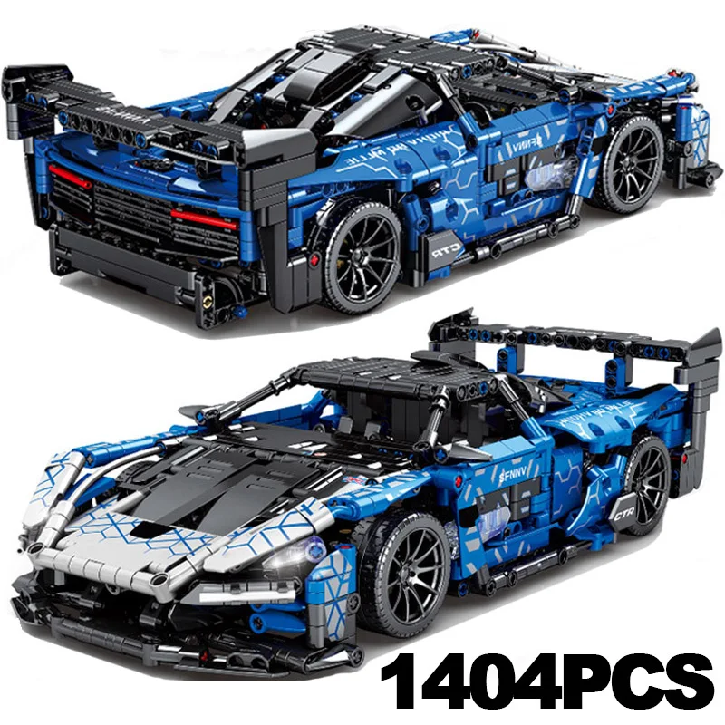 Конструктор Senna GTR спортивный автомобиль, 1404 шт.