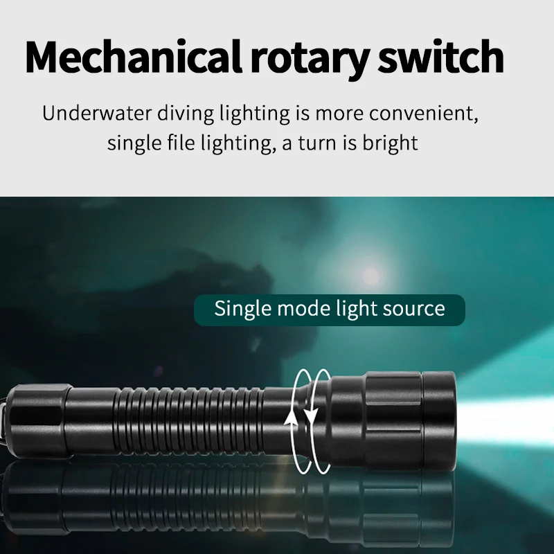 Фонарик для дайвинга мощный уличный фонарь с фокусировкой дальнего действия