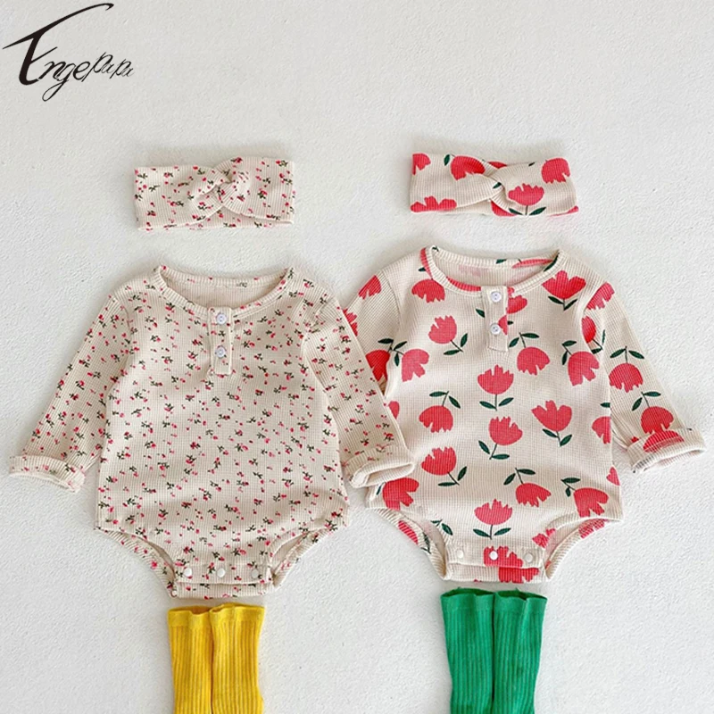 

Женский комбинезон с длинным рукавом, с цветочным принтом