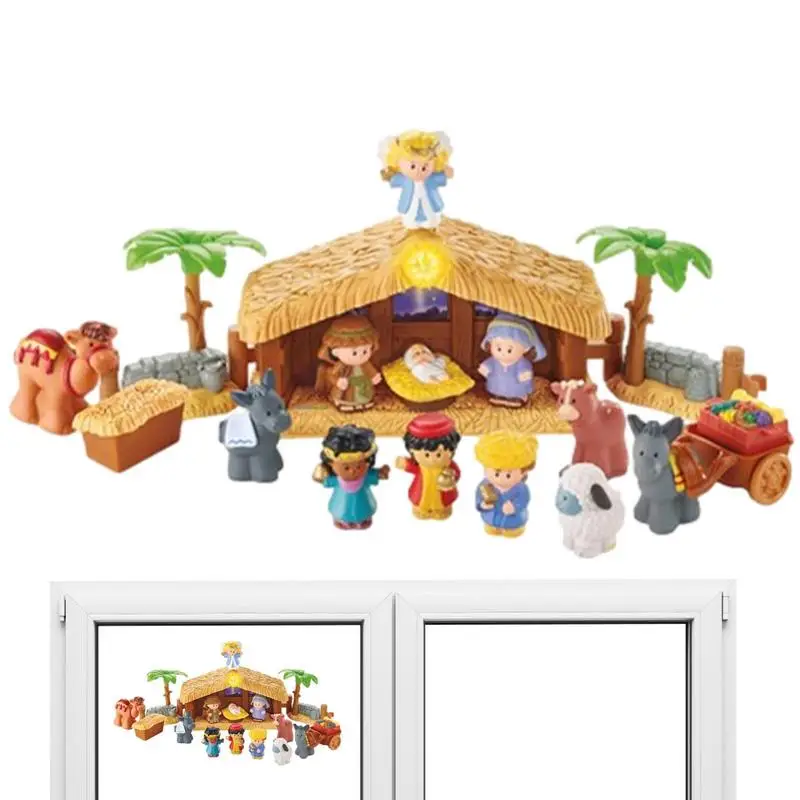 

Christmas Nativity Window Stickers Christmas Religious Nativity Stickers Christian Decor Mural Stickers For Christmas Baby Room