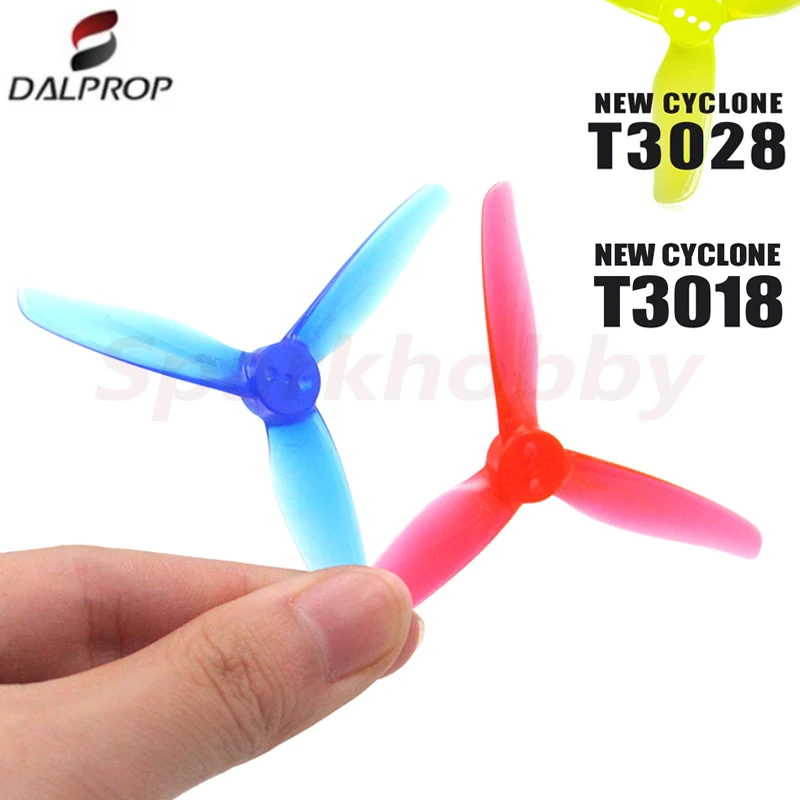 FOXEER DALPROP новая циклонная серия T3018 T3028 3-лопастной Пропеллер CW CCW шаг 5 мм для RC FPV