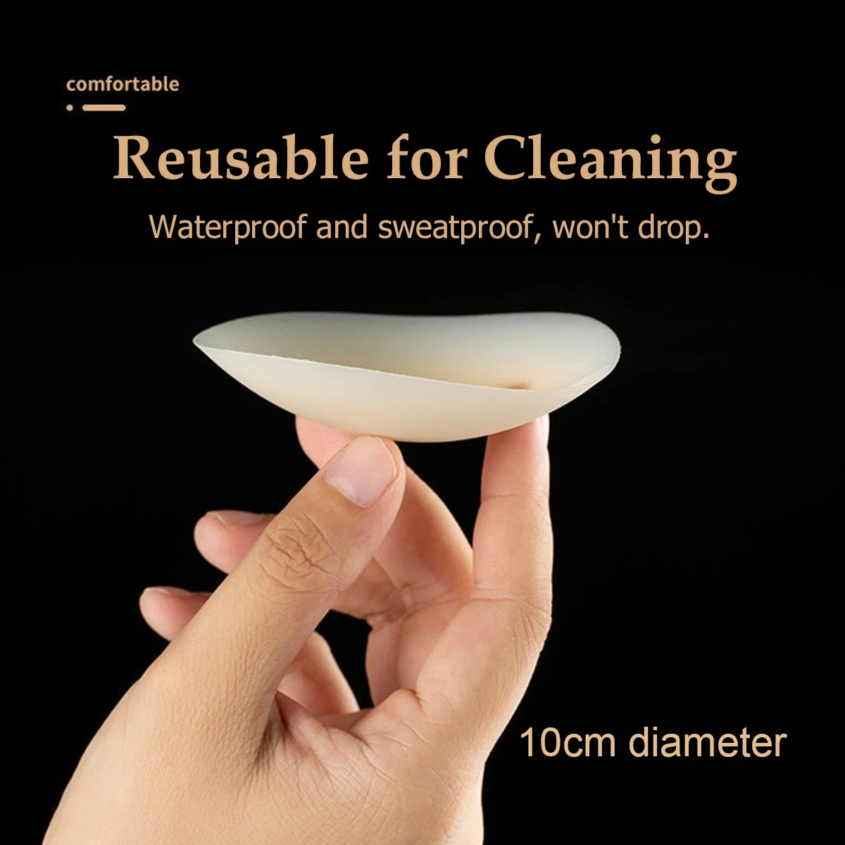 20 пар/партия силиконовые наклейки для груди 8 см 10