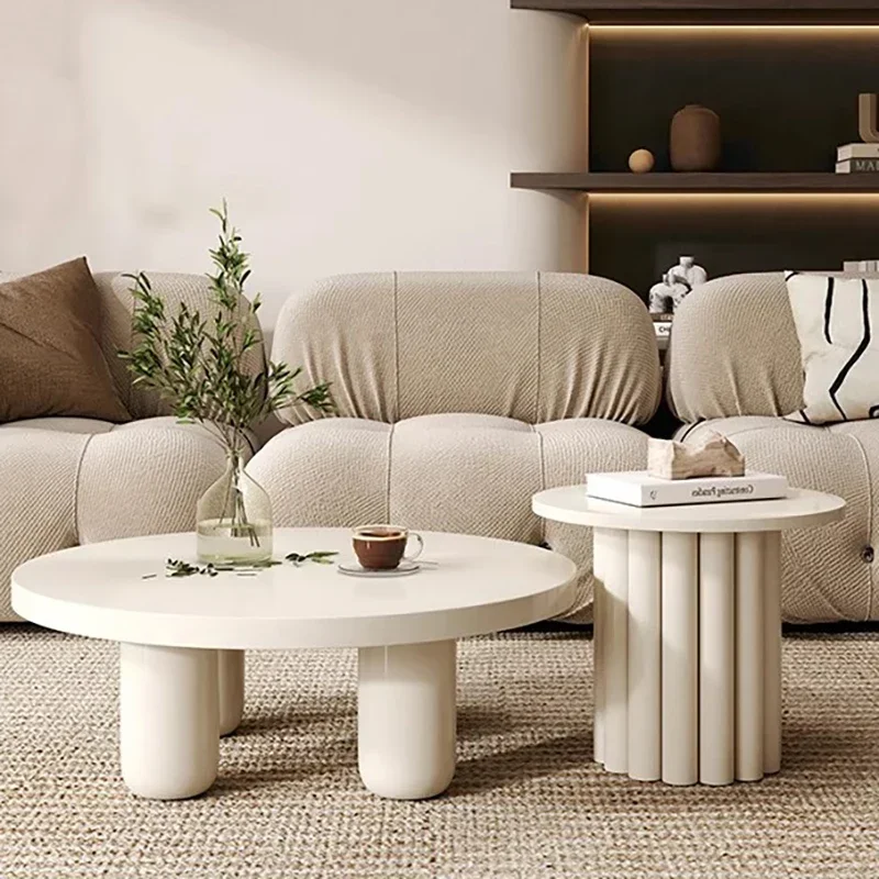 Средний стол круглый центральный обеденный зал кофейная низкая домашняя мебель