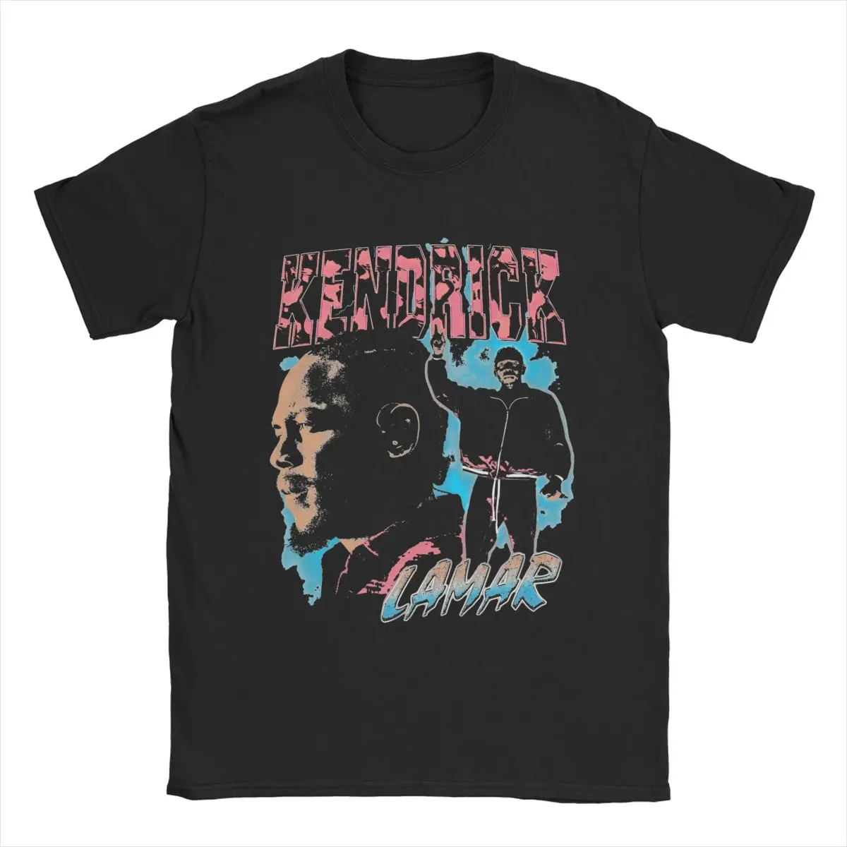 Мужская футболка Kendrick Lamar 90-х хлопковые топы забавная с коротким рукавом и