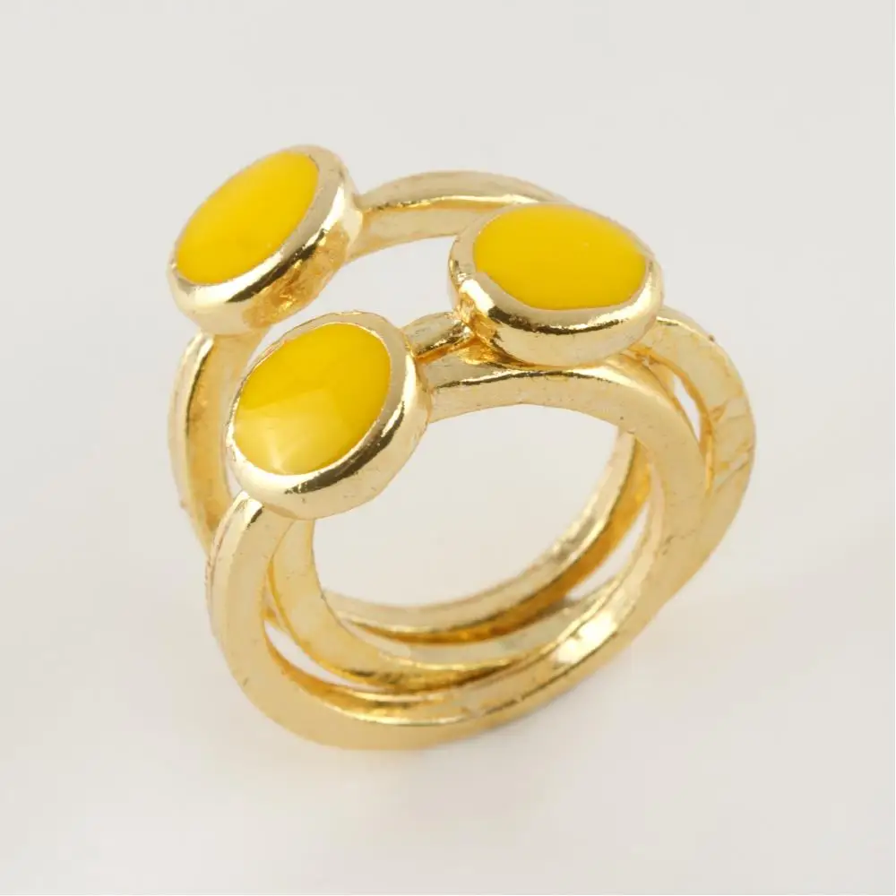 

3 pcs Round Figured Lux Cabochons Ring