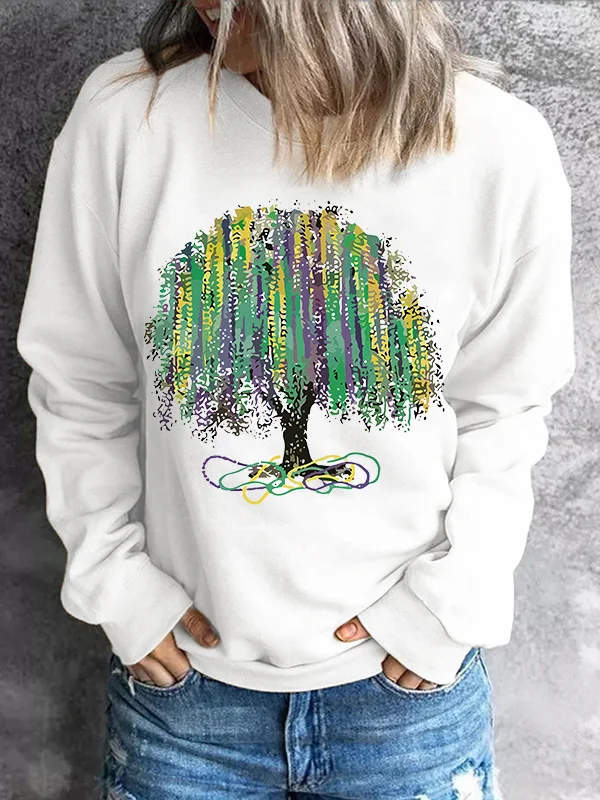 

Autumn Oversized Sweatshirt Creativity Top Clothes Round Neck Casual Pullover Comstylish Soft Hoodies Double Sleeve