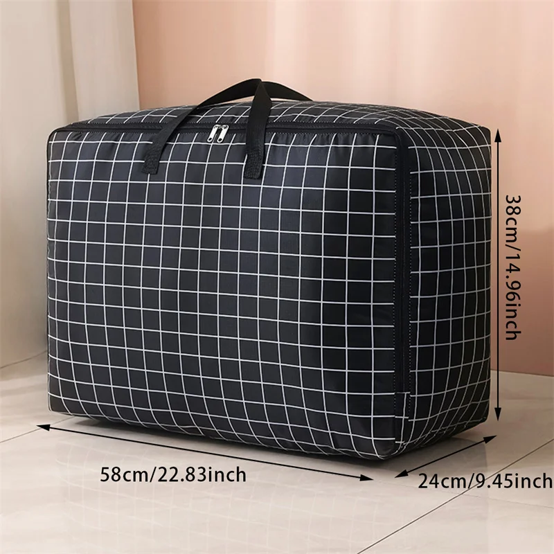 Waterproof Quilt Storage Bag Quilt Clothing Finishing Storage Bag Heavy Clothes Storage Baggage Multifunctional Woven Luggage images - 6