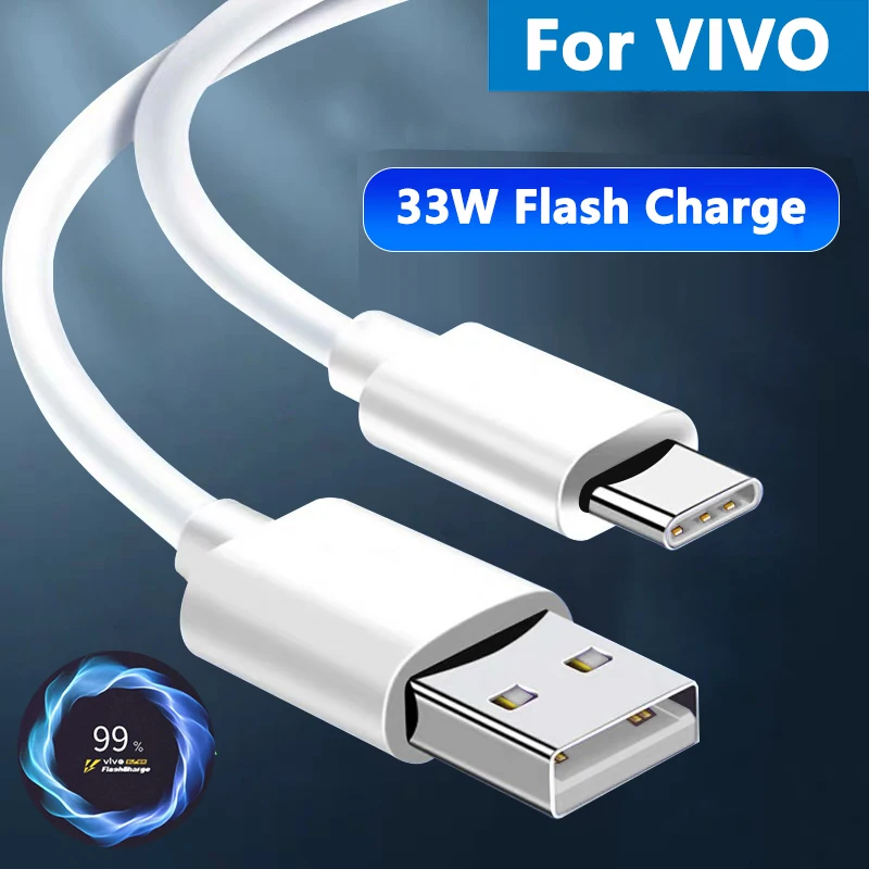 33 Вт 11 в 3A супер флэш-кабель для зарядки USB Type C зарядное устройство для VIVO Y70 X50e V20 SE S7 iQOO Z1x X50 V19 X30 V17 Pro 5G