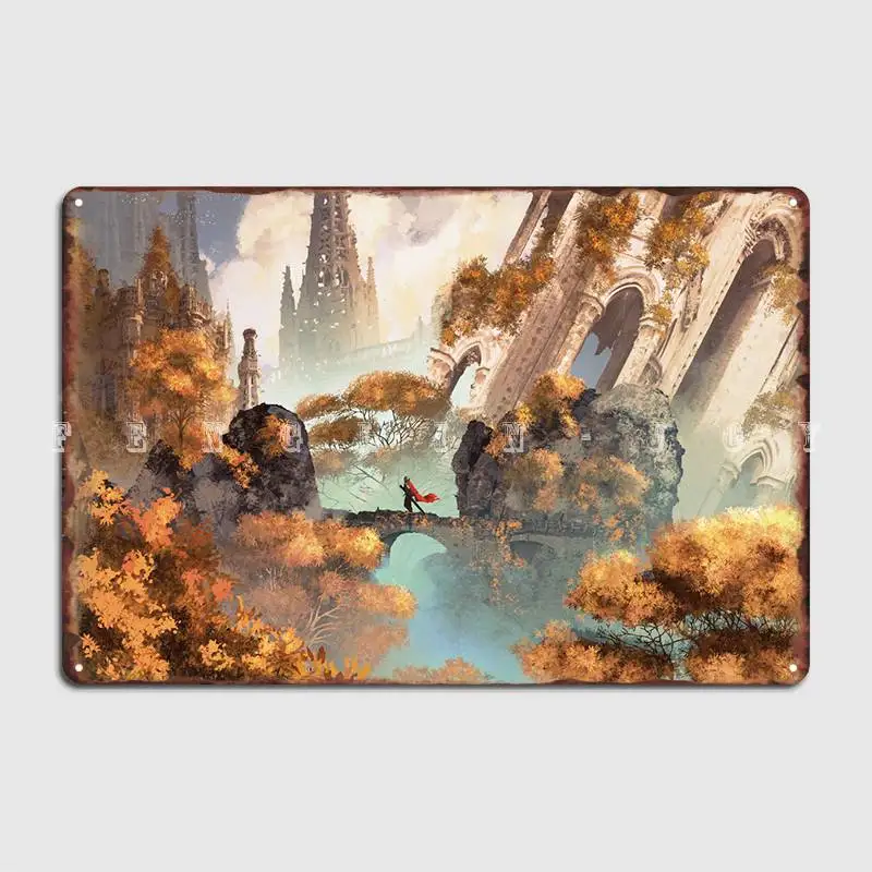 

Forgotten Garden Metal Plaque Poster Cinema Garage Pub Garage Designing Painting Décor Tin Sign Poster