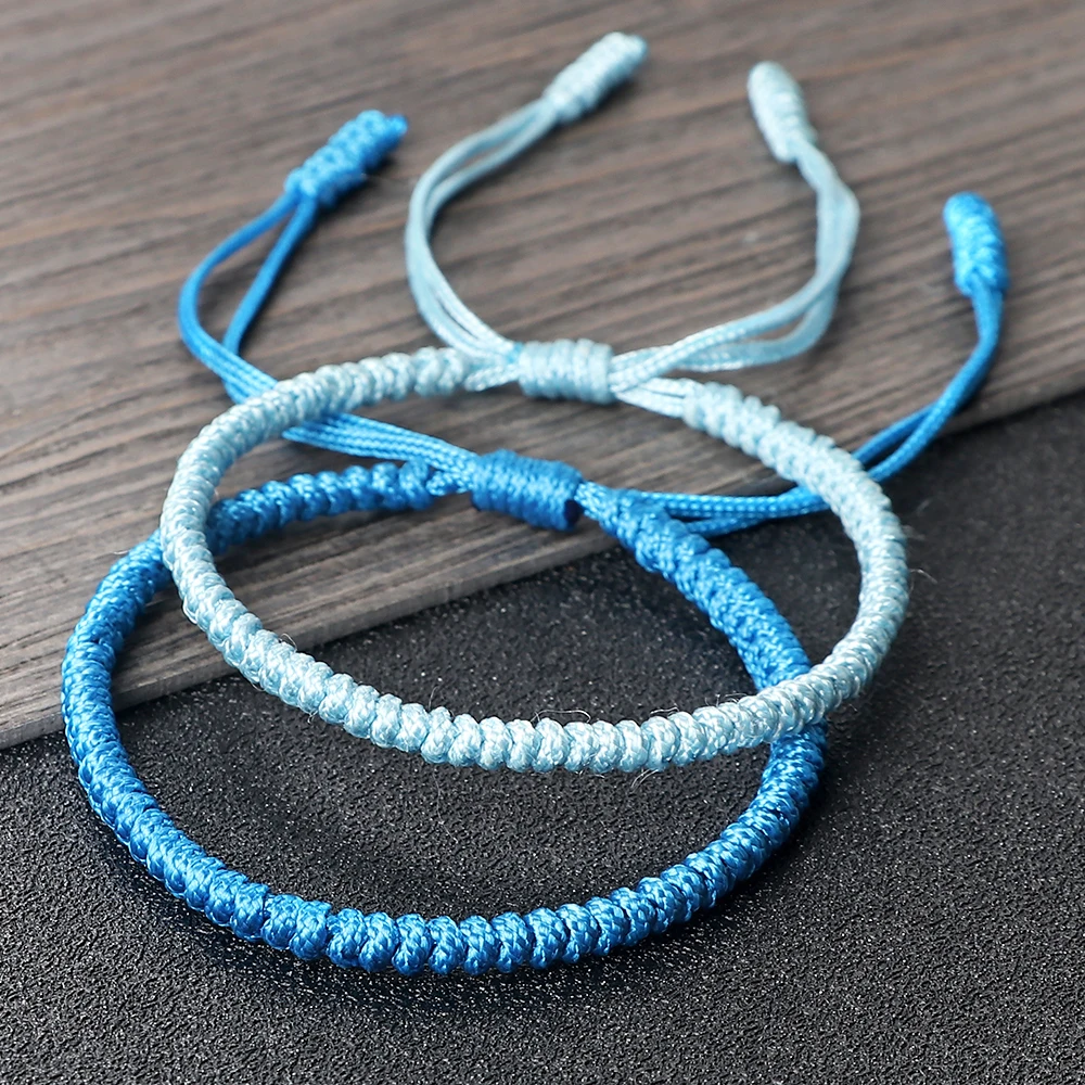 

2 шт./компл. Плетеный парный браслет, мужские и женские браслеты ручной работы, браслеты с регулируемой веревкой, Бохо Браслет, лучшие друзья,...