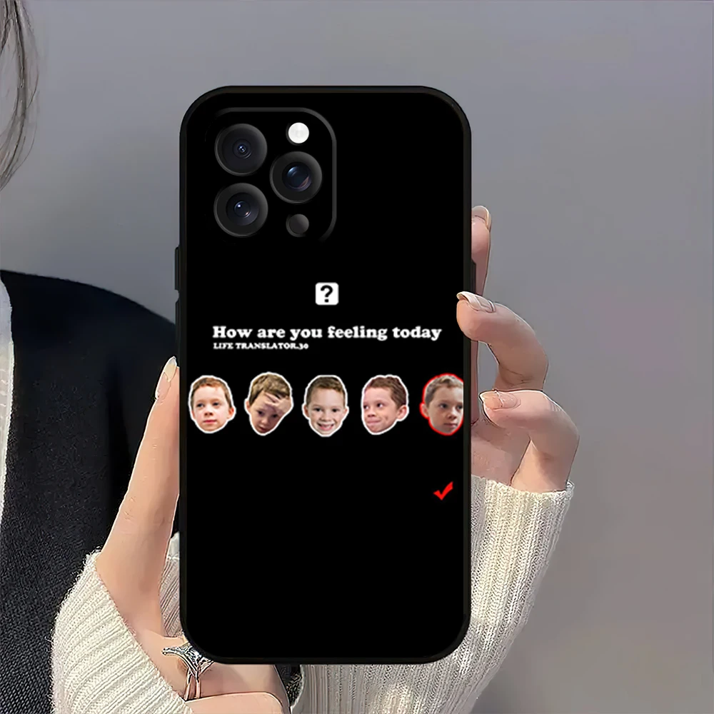 Meme Gavin Thomas Забавный детский чехол для телефона iPhone 12 11 14 15 13 16 Max Plus Pro черный мягкий