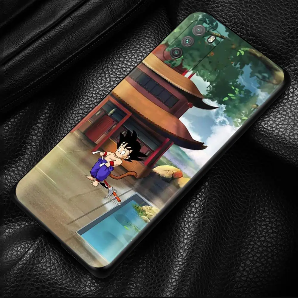 phone case for xiaomi poco x3 nfc m3 m4 pro f1 mi 12 11 11t lite 10t 10 9t note 10lite silicone cover dragon ball kid goku cloud free global shipping