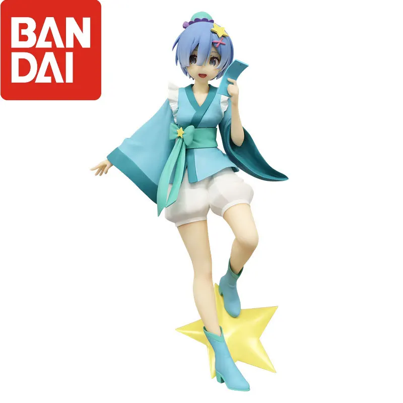 

Re:life In A Different World From Zero Rem Fairytale Cowboy Action Figures Model Desktop Decoration Model Doll Toys Anime Gifts