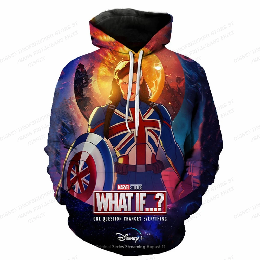 

What If 3d Print Hoodies Men Women Fashion Marvel Hoodie Kids Hip Hop Hoodie Boy Coats Cartoon Tracksuit Anime Clothes Hero