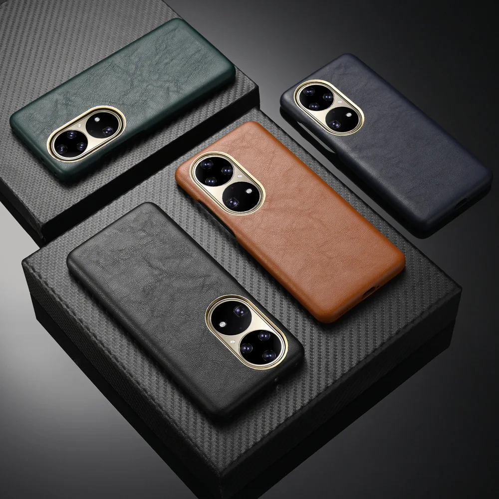

Case for Huawei P50, Huawei P50pro Case, PU Leather Business Style Phone Case
