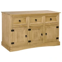 sideboards and buffets cabinet with storage modern decor solid mexican pinewood corona range 52x16 9x30 7