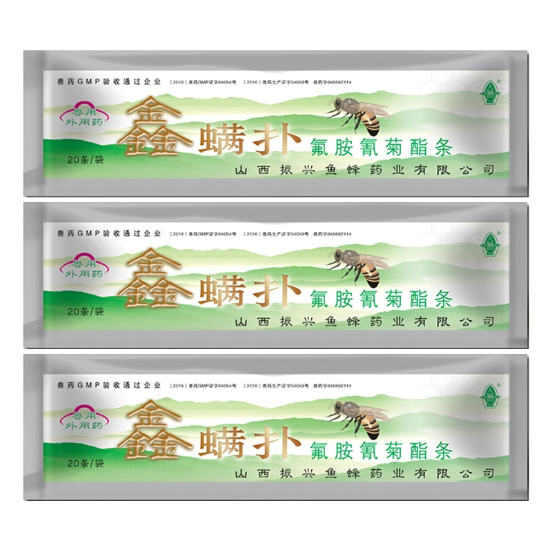 60 шт., полоски для борьбы с клещами