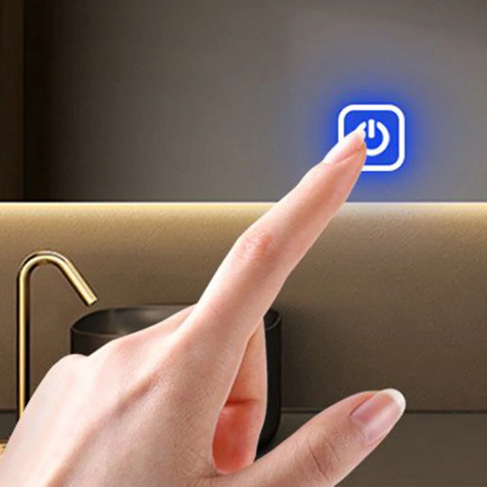 Тип переключателя LED Connect The Makeup Mirror Light Strip Сенсорный переключатель Двухцветное
