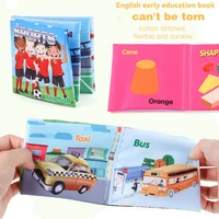 childs cloth book audio paper toy early education enlightenment puzzle book cognitive book baby learning waterproof soft books